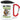 Anti-Stress Tasse für Dozenten – Karabinerbecher 330 ml – Weiß/Rot – Mit Deckel – Ansicht 1 #farbe_weiss-rot