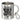 Du bist heißer als mein Kaffee – Edelstahlbecher 400 ml – Silber – Mit Karabiner – Ansicht 1 #farbe_silber