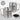 Schaf, unschaf – Karabinerbecher 330 ml – Silber/Silber – Mit Deckel – Ansicht 3 #farbe_silber-silber