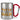 Blutgruppe Bier – Karabinerbecher 330 ml – Silber/Rot – Ohne Deckel – Ansicht 1 #farbe_silber-rot