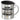 Ich bin Professorin, was ist deine Superkraft? – Edelstahlbecher 400 ml – Silber – Mit Deckel – Ansicht 1 #farbe_silber