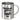 Glückwunsch, du wirst Tante – Edelstahlbecher 400 ml – Silber – Ohne Deckel und Karabiner – Ansicht 1 #farbe_silber