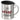It's wine o'clock – Edelstahlbecher 400 ml – Silber – Mit Deckel – Ansicht 1 #farbe_silber