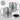 Lieblings-Partner – Karabinerbecher 330 ml – Silber/Silber – Mit Deckel – Ansicht 3 #farbe_silber-silber