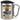 Anti-Stress Tasse für Workaholics – Karabinerbecher 330 ml – Silber/Silber – Mit Deckel – Ansicht 1 #farbe_silber-silber
