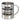 Ich bin Professorin, was ist deine Superkraft? – Edelstahlbecher 400 ml – Silber – Ohne Deckel und Karabiner – Ansicht 1 #farbe_silber