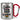 Liebe kennt kein Geschlecht – Karabinerbecher 330 ml – Silber/Rot – Ohne Deckel – Ansicht 1 #farbe_silber-rot