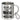 Du bist ja auch eher der Montag unter den Menschen – Edelstahlbecher 400 ml – Silber – Mit Karabiner – Ansicht 1 #farbe_silber