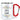 Heul leise – Flowers – Karabinerbecher 330 ml – Weiß/Rot – Ohne Deckel – Ansicht 1 #farbe_weiss-rot