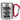 Schatz ich habe versucht für dich das beste Geschenk zu finden – Karabinerbecher 330 ml – Silber/Rot – Ohne Deckel – Ansicht 1 #farbe_silber-rot