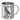 Das ist Taube. Sei wie Taube: Scheiß auf alles – Edelstahlbecher 400 ml – Silber – Ohne Deckel und Karabiner – Ansicht 1 #farbe_silber