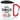 You complete me Puzzle – Karabinerbecher 330 ml – Weiß/Rot – Mit Deckel – Ansicht 1 #farbe_weiss-rot