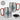 Lieblings-Mitarbeiter – Karabinerbecher 330 ml – Silber/Rot – Mit Deckel – Ansicht 3 #farbe_silber-rot