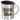 Der tut nix – der will nur Bier – Edelstahlbecher 400 ml – Silber – Mit Deckel – Ansicht 1 #farbe_silber