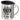 Endlich Schulkind mit Tafel – personalisiert mit Namen – Edelstahlbecher 400 ml – Silber – Mit Deckel – Ansicht 1 #farbe_silber