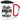 Bester Angler der Welt laut eigener Aussage – Karabinerbecher 330 ml – Weiß/Rot – Mit Deckel – Ansicht 1 #farbe_weiss-rot