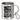 Nett kann ich auch – bringt aber nichts – Edelstahlbecher 400 ml – Silber – Mit Karabiner – Ansicht 1 #farbe_silber