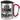 Ich habe zwar keine Lösung, aber ich bewundere das Problem – Karabinerbecher 330 ml – Silber/Rot – Mit Deckel – Ansicht 1 #farbe_silber-rot