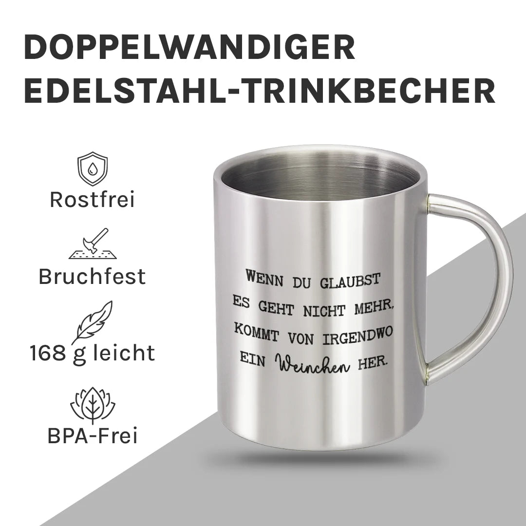 Ein kleiner Gruß bei jedem Schluck