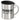 Ich atme ein – ich raste aus – Edelstahlbecher 400 ml – Silber – Mit Deckel – Ansicht 1 #farbe_silber