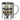 Traue keinem Polizisten, der heute noch keinen Kaffee hatte – Edelstahlbecher 400 ml – Silber – Ohne Deckel und Karabiner – Ansicht 1 #farbe_silber