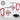 Lieblings-Trainerin – Karabinerbecher 330 ml – Weiß/Rot – Mit Deckel – Ansicht 3 #farbe_weiss-rot