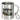 Gipfelstürmer – Edelstahlbecher 400 ml – Silber – Mit Karabiner – Ansicht 1 #farbe_silber