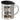 Keine Ahnung, ich arbeite nur hier – Edelstahlbecher 400 ml – Silber – Mit Deckel – Ansicht 1 #farbe_silber