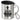 So sieht der beste Friseur der Welt aus! – Edelstahlbecher 400 ml – Silber – Mit Deckel und Karabiner – Ansicht 1 #farbe_silber