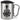 So sieht der beste Arzt der Welt aus! – Karabinerbecher 330 ml – Silber/Silber – Mit Deckel – Ansicht 1 #farbe_silber-silber