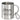 Glühwein reimt sich perfekt auf: Ich komme morgen später zur Arbeit – Edelstahlbecher 400 ml – Silber – Mit Karabiner – Ansicht 1 #farbe_silber