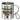 Traue keinem Projektmanager, der heute noch keinen Kaffee hatte – Edelstahlbecher 400 ml – Silber – Mit Karabiner – Ansicht 1 #farbe_silber