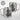 Hokus Pokus, Mittelfinger-Modus – Karabinerbecher 330 ml – Silber/Silber – Ohne Deckel – Ansicht 3 #farbe_silber-silber