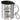 Abenteuer beginnen dort, wo Pläne enden – Edelstahlbecher 400 ml – Silber – Mit Deckel und Karabiner – Ansicht 1 #farbe_silber