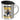 Anti-Stress Tasse für Volleyballer – Edelstahlbecher 400 ml – Silber – Mit Deckel – Ansicht 1 #farbe_silber