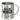 Herzensmensch – schön, dass es dich gibt – Edelstahlbecher 400 ml – Silber – Ohne Deckel und Karabiner – Ansicht 1 #farbe_silber