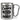 Ein schlechter Tag beim Camping ist besser als ein guter auf der Arbeit – Karabinerbecher 330 ml – Silber/Silber – Ohne Deckel – Ansicht 1 #farbe_silber-silber