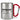 Achtung, heiß! Spaß – hier ist Wein drin – Karabinerbecher 330 ml – Silber/Rot – Ohne Deckel – Ansicht 1 #farbe_silber-rot
