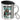 Anti-Stress Tasse für den Kundenservice – Edelstahlbecher 400 ml – Silber – Mit Deckel und Karabiner – Ansicht 1 #farbe_silber