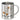 Gans gechillt – Edelstahlbecher 400 ml – Silber – Ohne Deckel und Karabiner – Ansicht 1 #farbe_silber