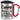 Camping: Die Kunst, auf unbequemste Weise teuer Urlaub zu machen – Karabinerbecher 330 ml – Silber/Rot – Mit Deckel – Ansicht 1 #farbe_silber-rot