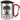 Schonend behandeln, das gute Stück ist 90 Jahre – Karabinerbecher 330 ml – Silber/Rot – Mit Deckel – Ansicht 1 #farbe_silber-rot