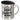 Outdoorbecher personalisiert mit Namen – Edelstahlbecher 400 ml – Silber – Mit Deckel – Ansicht 1 #farbe_silber