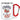 Cheers to 65! – Karabinerbecher 330 ml – Weiß/Rot – Ohne Deckel – Ansicht 1 #farbe_weiss-rot