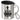 So sieht die beste Lehrerin der Welt aus! – Edelstahlbecher 400 ml – Silber – Mit Deckel und Karabiner – Ansicht 1 #farbe_silber