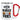 You're the burger to my fries – Karabinerbecher 330 ml – Weiß/Rot – Ohne Deckel – Ansicht 1 #farbe_weiss-rot