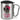 I'm just a girl – Hamster-Meme – Karabinerbecher 330 ml – Silber/Silber – Mit Deckel – Ansicht 1 #farbe_silber-silber