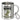 T-Rex konnte sich die Hände nicht waschen – Edelstahlbecher 400 ml – Silber – Mit Karabiner – Ansicht 1 #farbe_silber