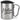 Holla, die Weinfee – Karabinerbecher 330 ml – Silber/Silber – Mit Deckel – Ansicht 1 #farbe_silber-silber
