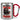 Anti-Stress Tasse für Gamer – Karabinerbecher 330 ml – Silber/Rot – Ohne Deckel – Ansicht 1 #farbe_silber-rot